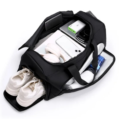 Waterproof Gym Duffel Bag (With Shoe Compartment)