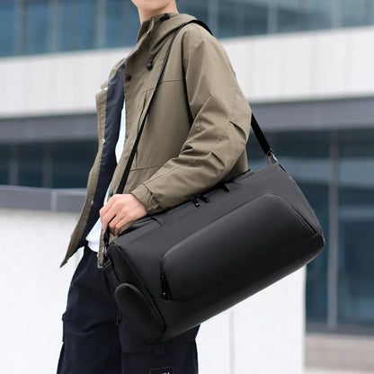 Waterproof Gym Duffel Bag (With Shoe Compartment)