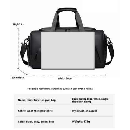 Waterproof Gym Duffel Bag (With Shoe Compartment)